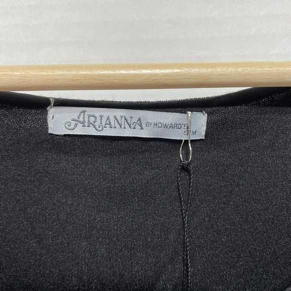 New Arianna By Howard’s Womens Black Dress, Small/Medium, Sleeveless, NWT - Picture 2 of 10